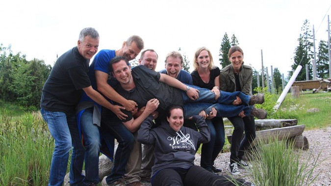 Geschäftsausflug kann Spaß machen