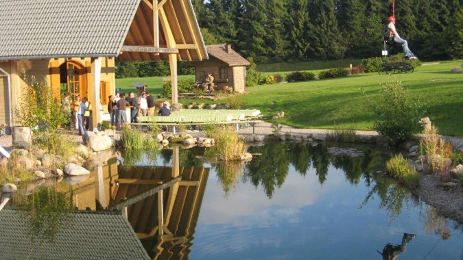 Seilrutsche im Schwarzwald