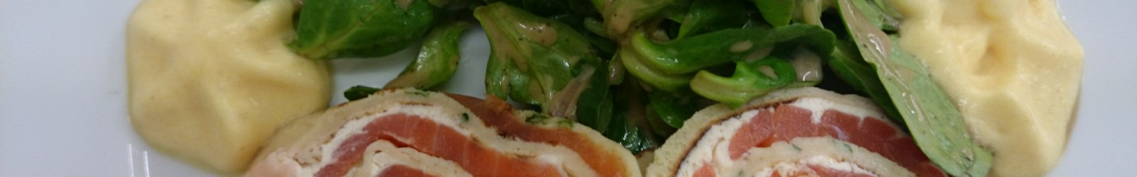 Lachscrepes-Röllchen Tellergericht Teamwelt Schwarzwald